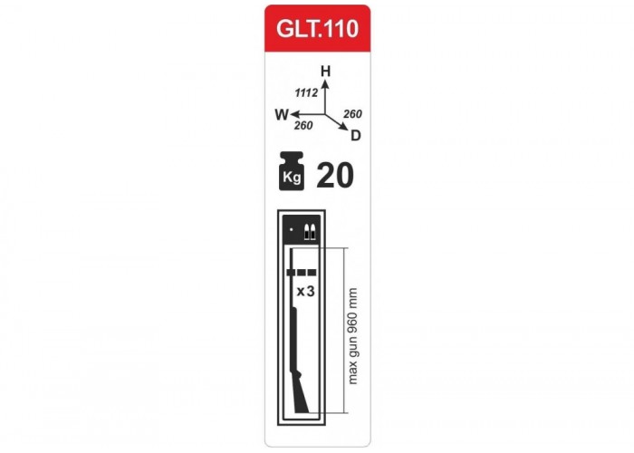 Сейф для зброї Griffon GLT.110.K