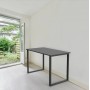 Комп'ютерний стіл Loft Lab Simple, колір Чорний матовий, 18 мм