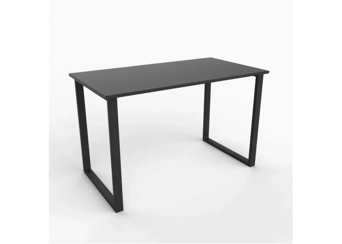 Комп'ютерний стіл Loft Lab Simple, колір Чорний матовий, 18 мм