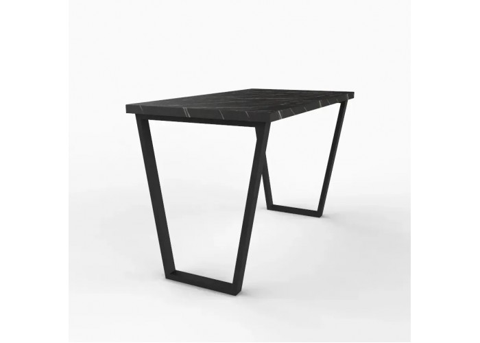 Робочий стіл Loft Lab Waist, колір П'єтра Гріджо мармур чорний, 36 мм