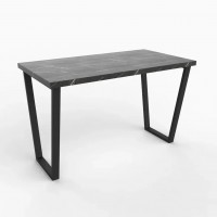 Робочий стіл Loft Lab Waist, колір П'єтра Гріджо мармур чорний, 36 мм