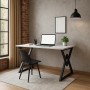 Комп’ютерний стіл Loft Lab Diamond, колір Білий перл, 18 мм